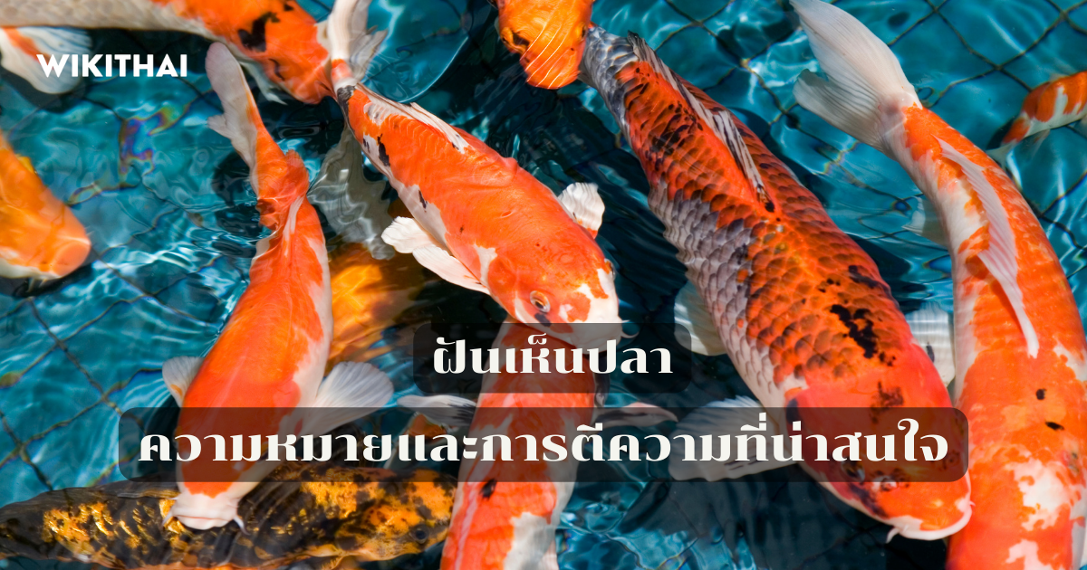 ฝันเห็นปลา