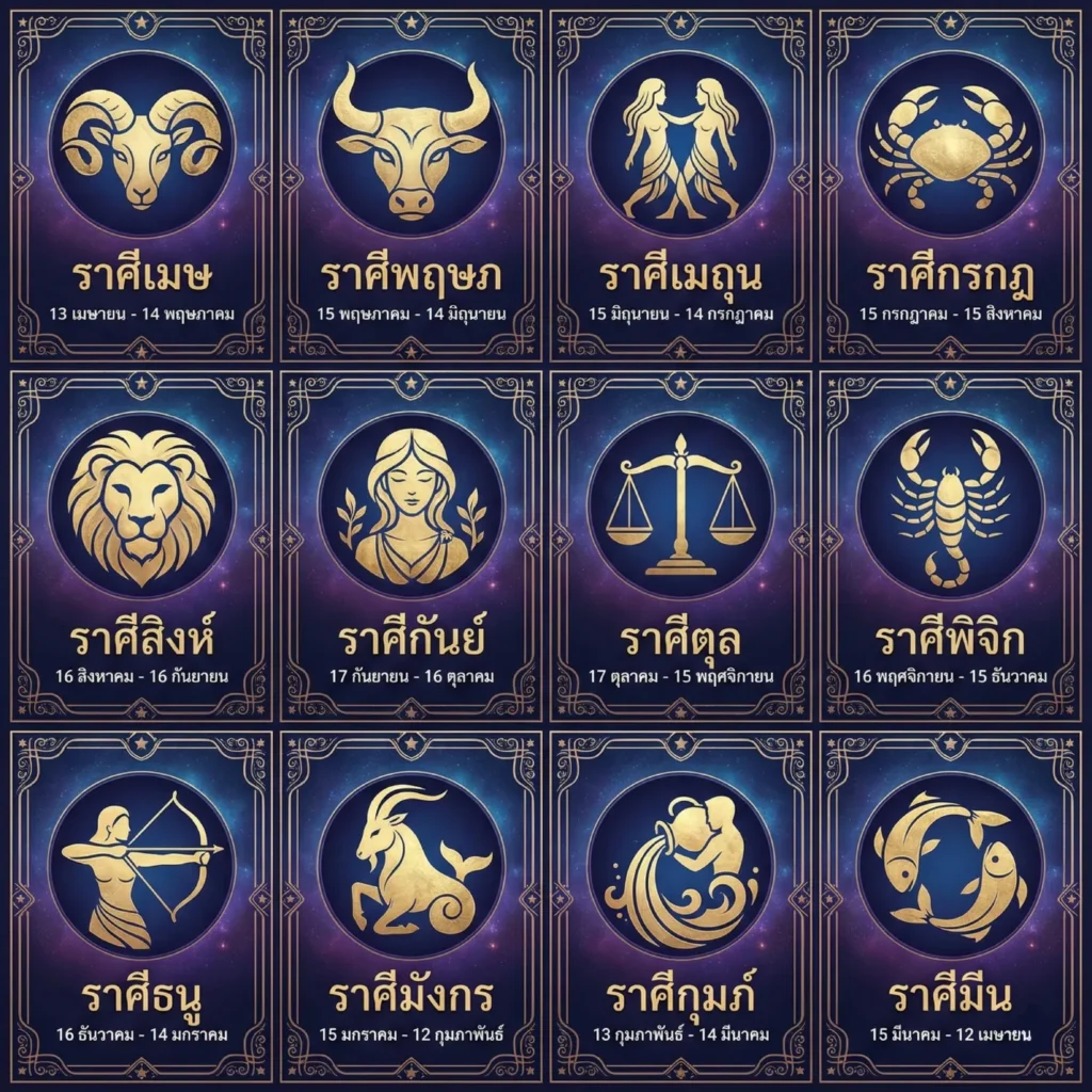 ตาราง 12 ราศี