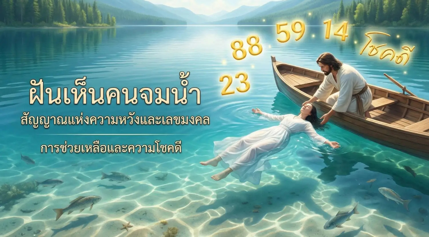 ทำนายฝัน ฝันคนจมน้ำ (2)
