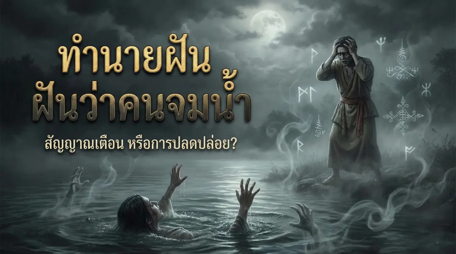 ทำนายฝัน ฝันคนจมน้ำ