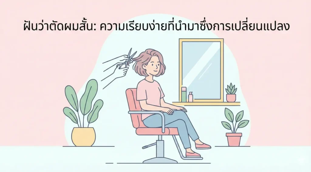 ทำนายฝัน ตัดผมสั้น