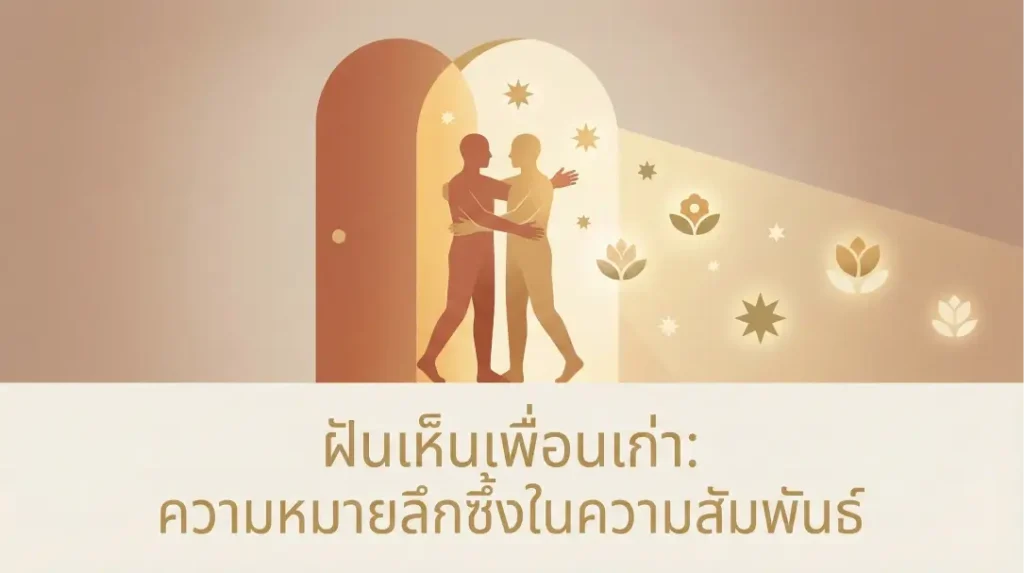 ทำนายฝันเห็นเพื่อนเก่า