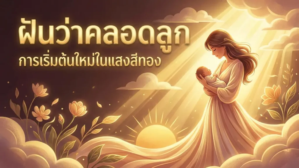 ฝันว่าคลอดลูก