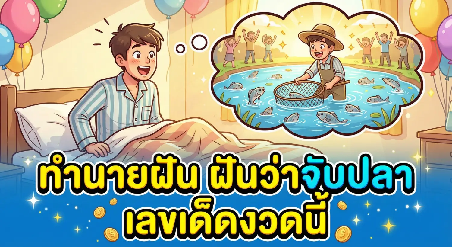 ฝันว่าจับปลา ได้ปลา (1)