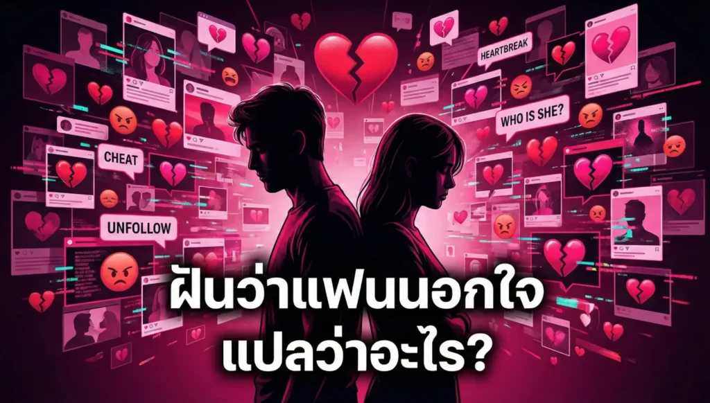 ฝันว่าแฟนนอกใจ