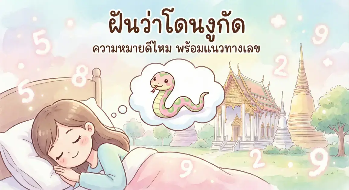 ฝันว่าโดนงูกัด