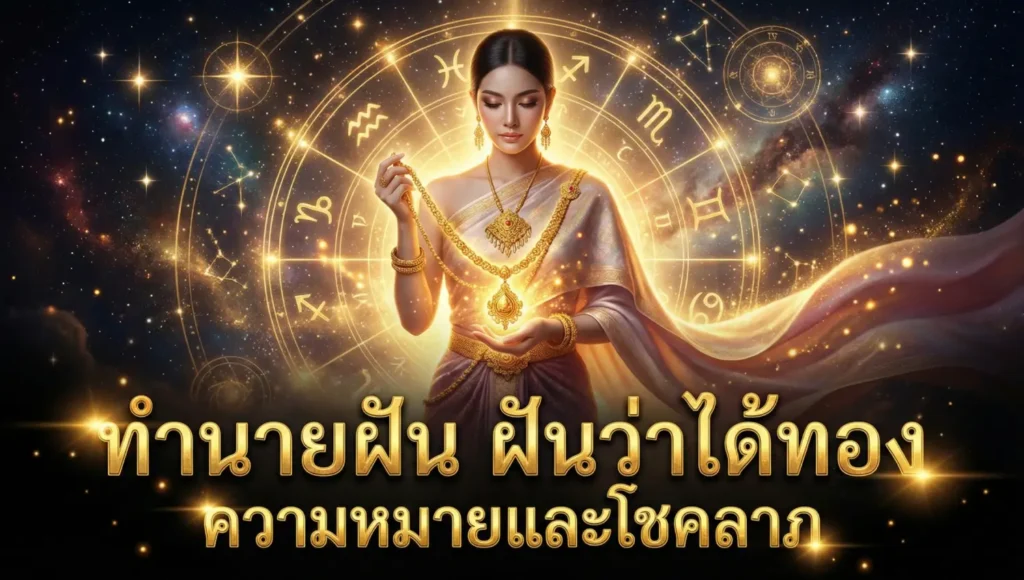 ฝันว่าได้ทอง