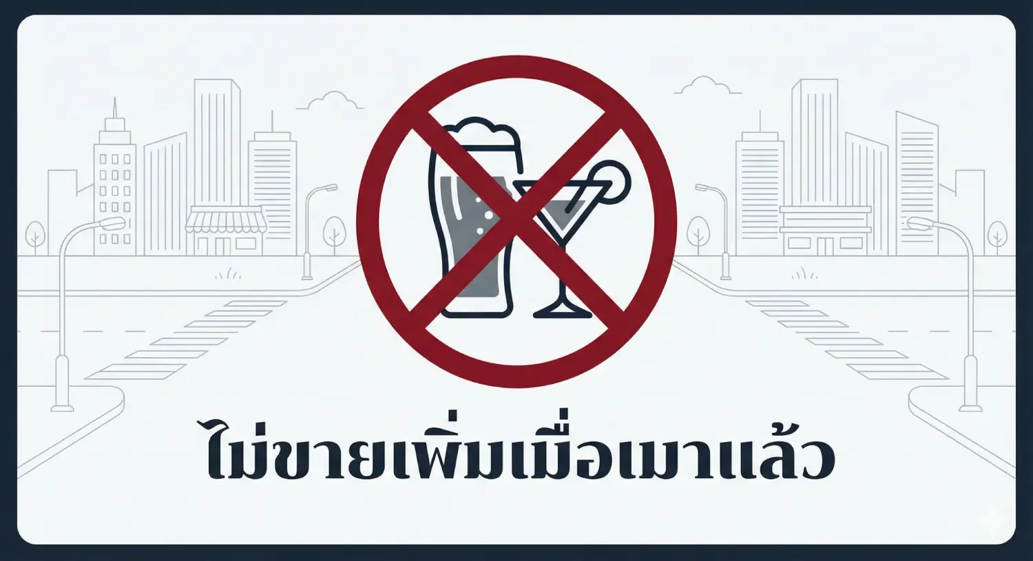 ห้ามขายสุราให้คนเมา